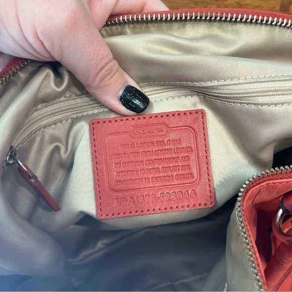 Coach Madison Sophia Croc Embossed Leather Satchel Crossbody Shoulder bag purse - Picture 15 of 16